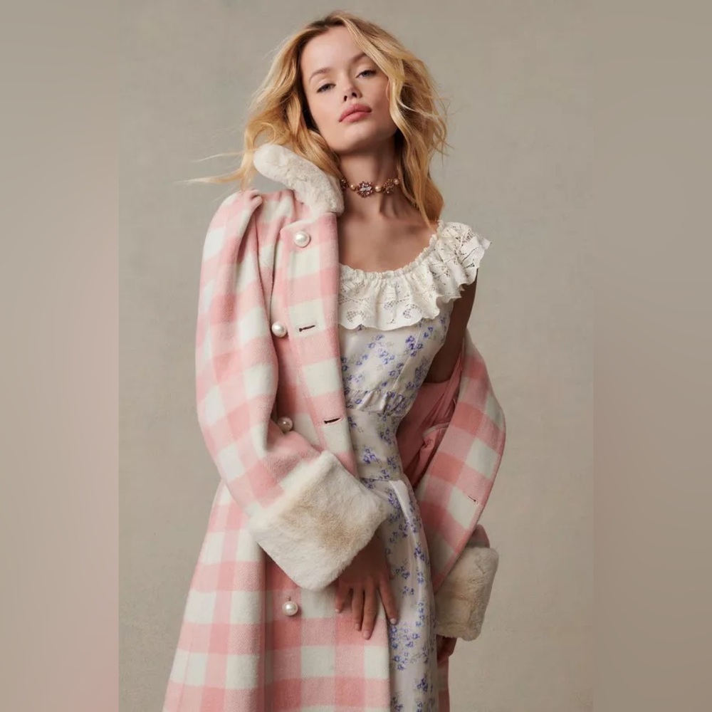 LoveShackFancy Sherry Coat XS - RARE FIND!